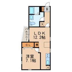 和田町駅 徒歩6分 2階の物件間取画像